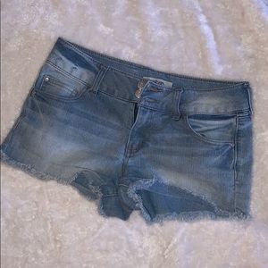 Light Denim Blue Shorts
